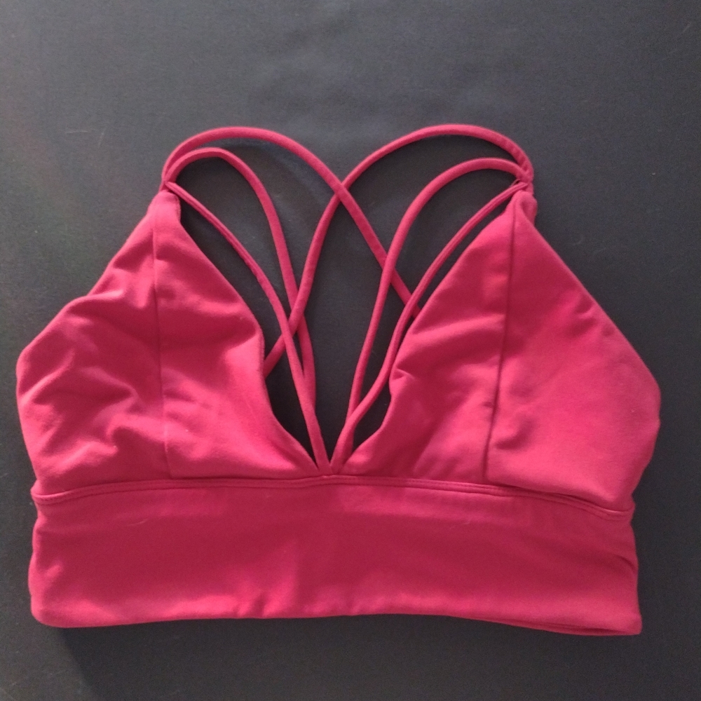 Women's Strappy Pink Bralette
